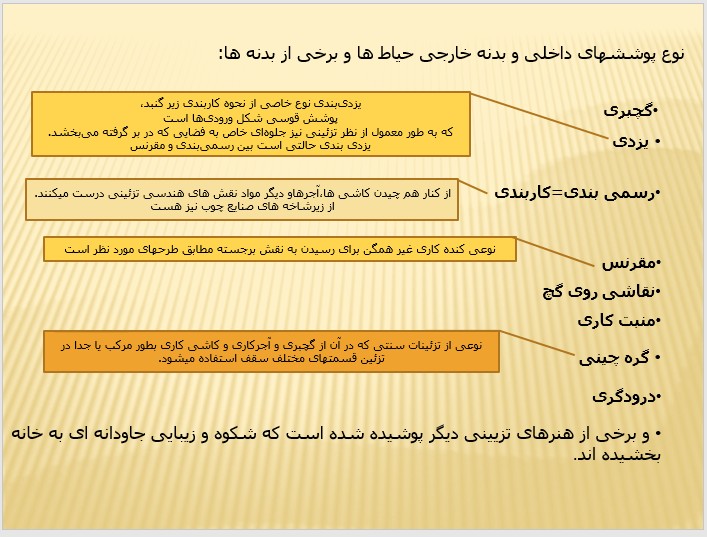 پاورپوینت معماری خانه عامری ها کاشان