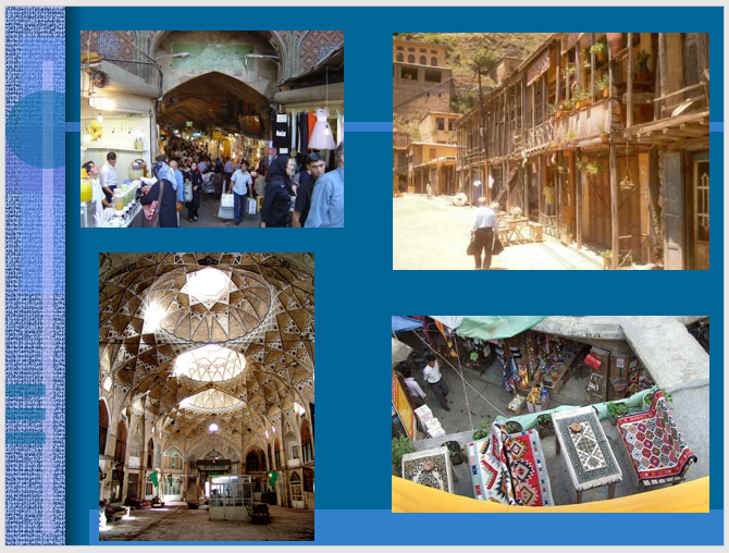 پاورپوینت معماری بازارهای ایران