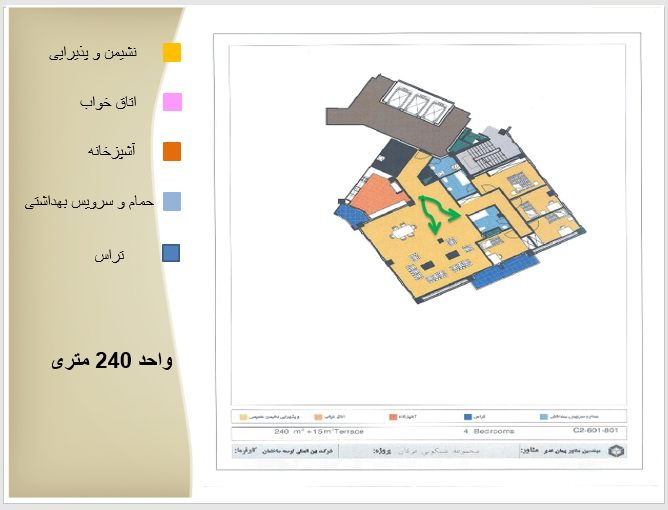 پاورپوینت نمونه موردی مجتمع مسکونی ایرانی