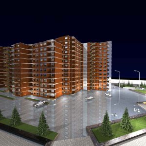 پروژه معماری مجتمع مسکونی