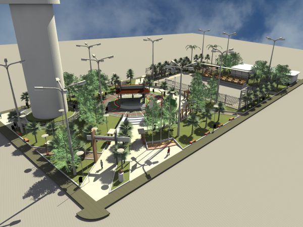 پروژه معماری پارک شهری